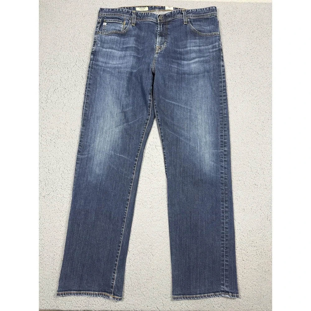 AG Adriano Goldschmied‎ New Hero Jeans Mens 38x32 Blue Relaxed Stretch Denim